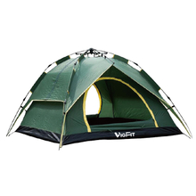 Custom Printed Logo Double Layer UV Protection 1 2 3 4 Person Waterproof Folding Automatic pop up Outdoor Camping Tent CT-001 -Vigor